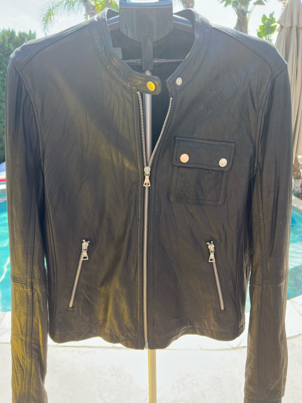 Tommy Hilfiger Moto Leather Jacket